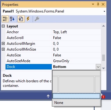 Easily resizable forms for any screen resolution in Visual Studio DockBottomProperties.jpg